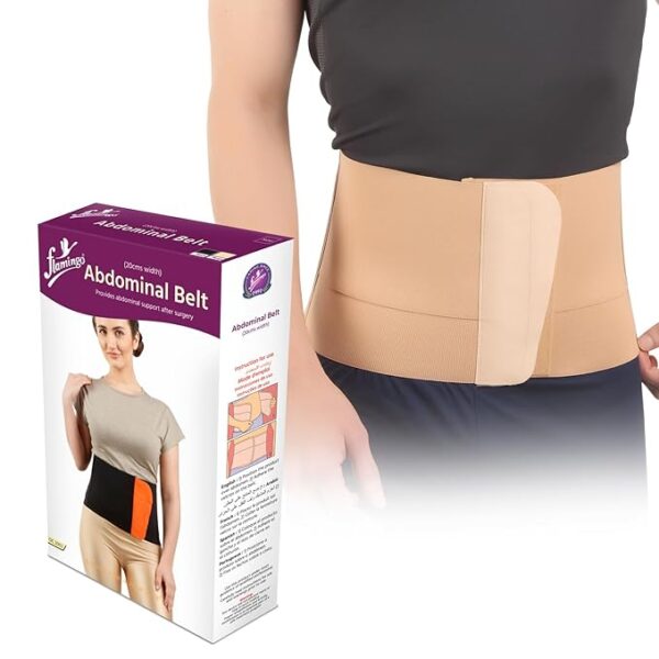 Flamingo Abdominal Belt Sizes available: S, M, L, XL, XXL, XXXL.