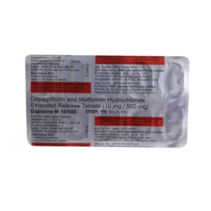 DAPAONE-M 10/500 mg - Tablets