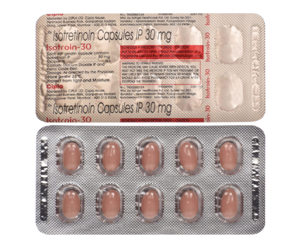 Isotroin-30 - Strip of 10 Capsules