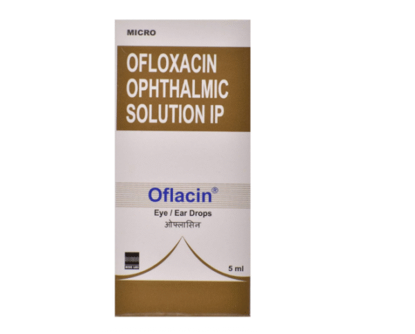 Oflacin – Bottle of 5 ml Ear/Eye Drops