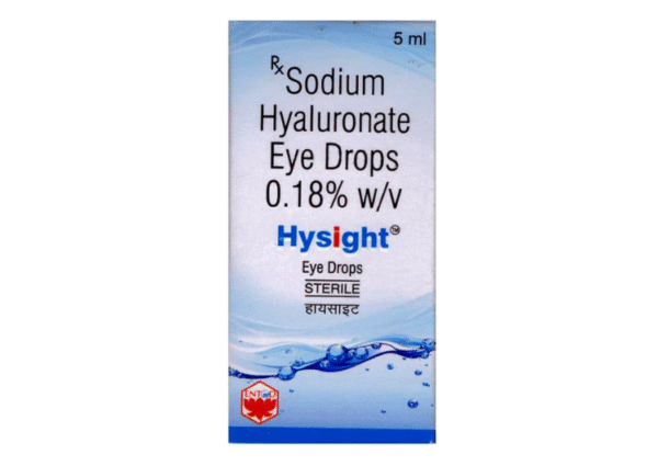 Hysight 0.18% w/v – Bottle of 5 ml Eye Drops