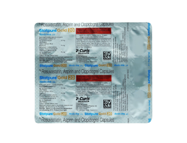 Statpure Gold 20 -Strip of 15 Capsules