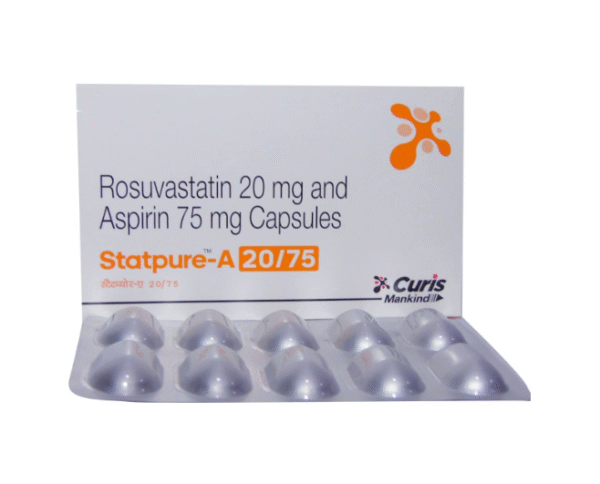 Statpure-A 20/75MG - Strip of 10 Capsules