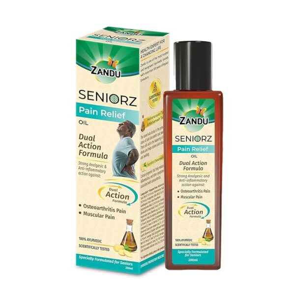 Zandu Seniorz Pain Relief Oil – 200 ml 