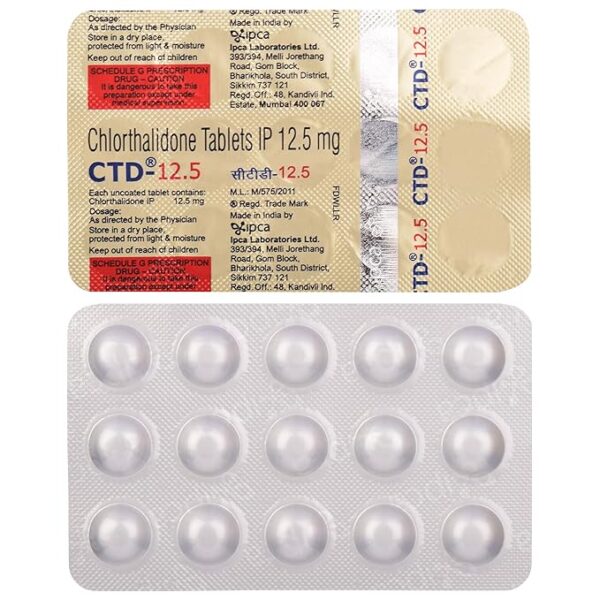 CTD-12.5 - Strip of 15 Tablets