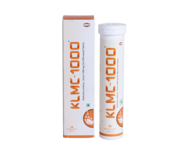 KLMC 1000 Effervescent Tablets – Bottle of 20 Tablets
