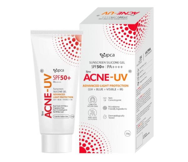 ACNE-UV Sunscreen SPF 50+ PA++++ | 50g Silicone Gel
