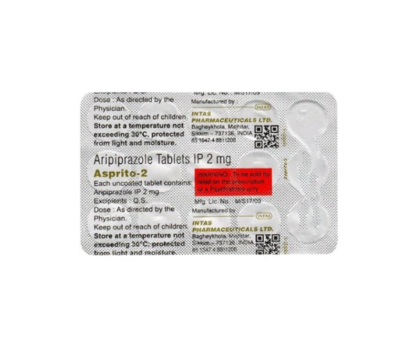 Asprito 2MG -Tablet Strip of 15 s