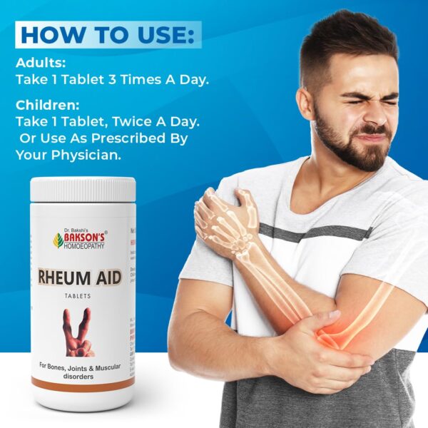 BAKSON'S HOMOEOPATHY Rheum Aid Tablets