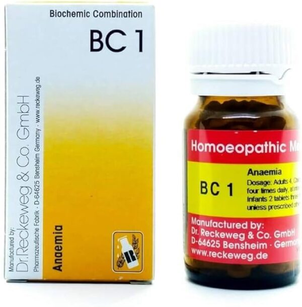 Dr. Reckeweg Bio-Combination 1 (BC 1) Tablet