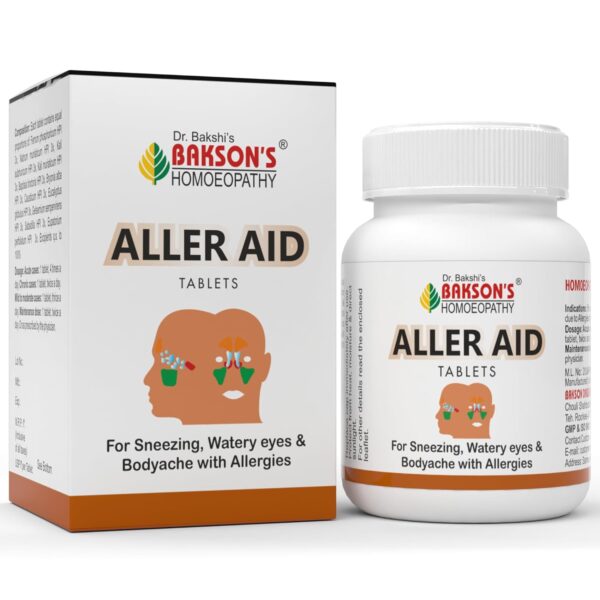 Dr. Bakshi's Bakson's Homoeopathy Aller Aid Tablets – 75 Tablets