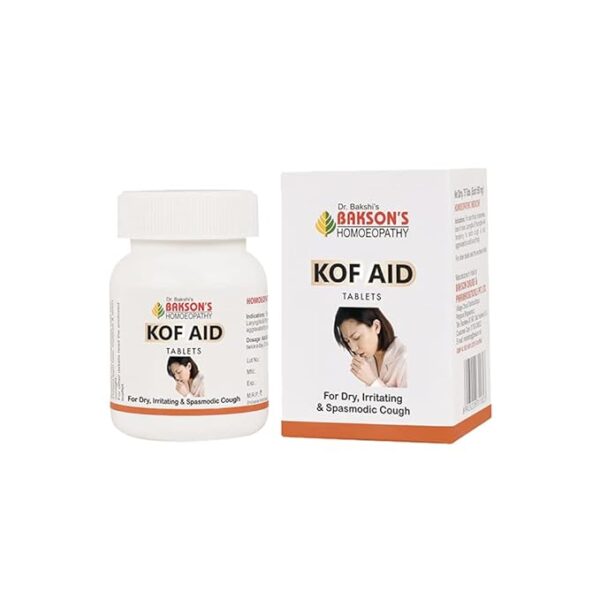 Dr. Bakshi's Bakson’s Homoeopathy Kof Aid – 75 Tablets