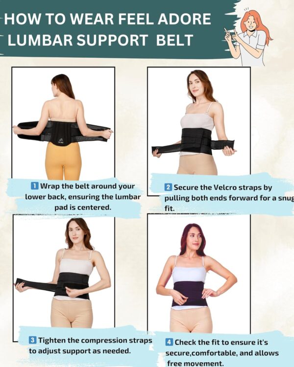 LS Lumbar Support Back Pain Relief Belt