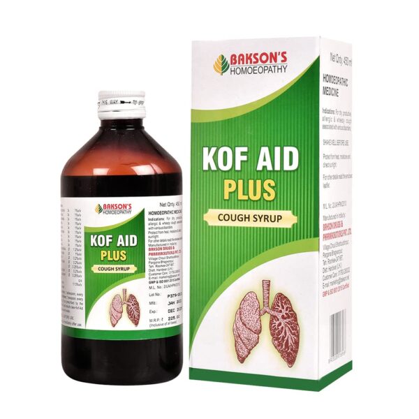 BAKSON'S HOMOEOPATHY Kof Aid Plus Syrup