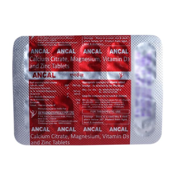 ANCAL 1000MG – Strip of 10 Tablets