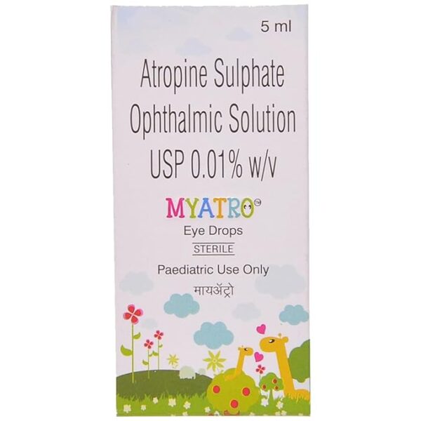Myatro 0.01% W/V Pead - Bottle of 5 ml Eye Drops