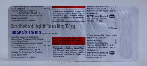 Udapa-S 10/100 – Tablets
